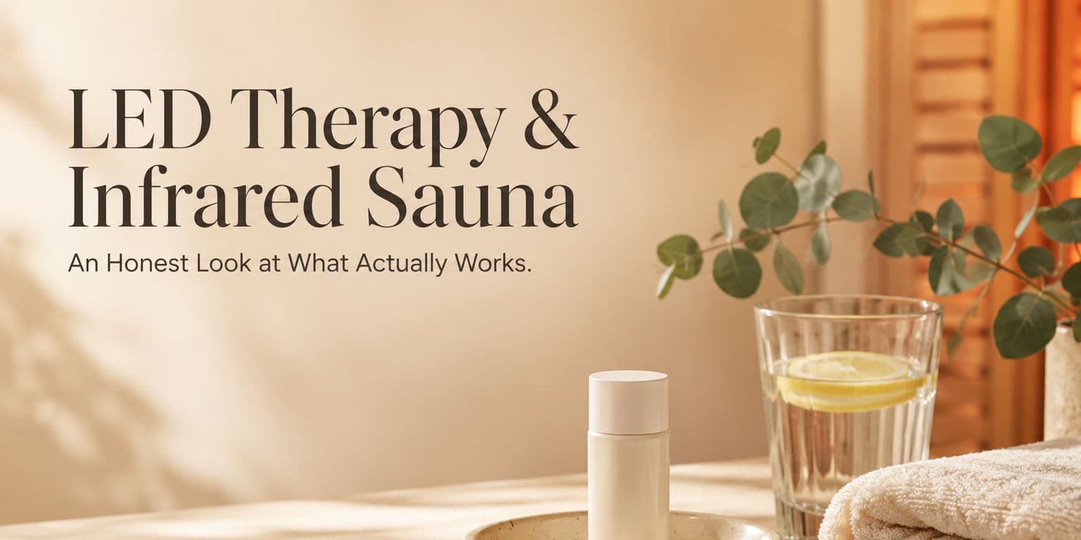 Cover Image for LED Light Therapy & Infrared Sauna: An Honest Look at What Works